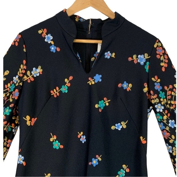 Vintage Tanglwood 1970s Midi Dress Size Large - Picture 3 of 7